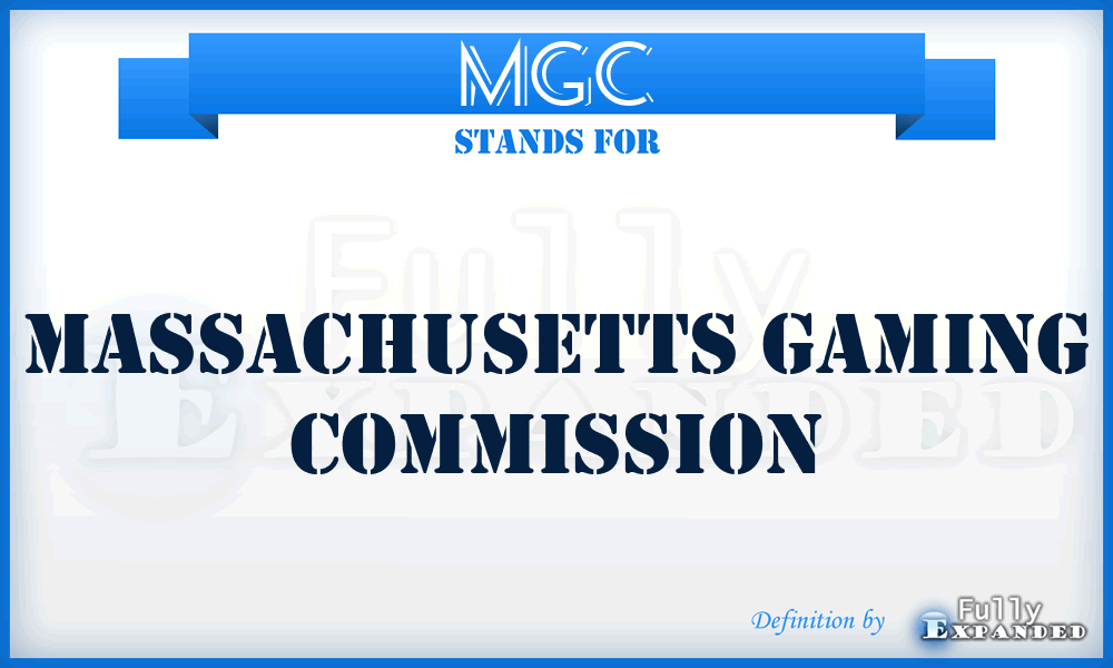 MGC - Massachusetts Gaming Commission