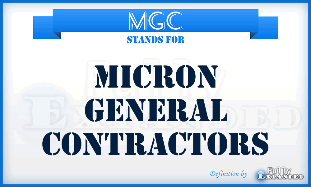 MGC - Micron General Contractors