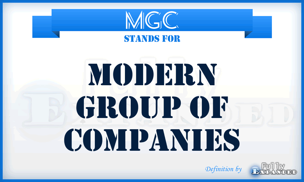 MGC - Modern Group of Companies