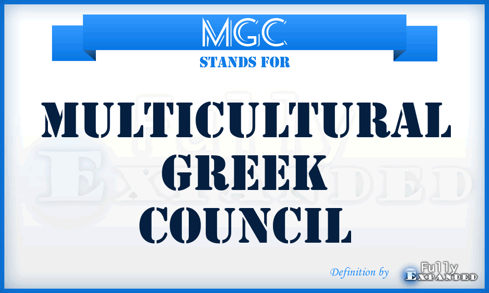 MGC - Multicultural Greek Council