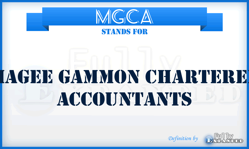 MGCA - Magee Gammon Chartered Accountants