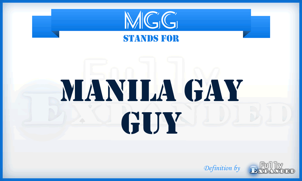 MGG - Manila Gay Guy