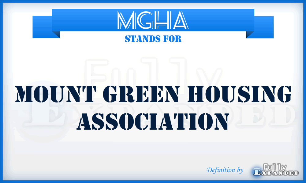 MGHA - Mount Green Housing Association