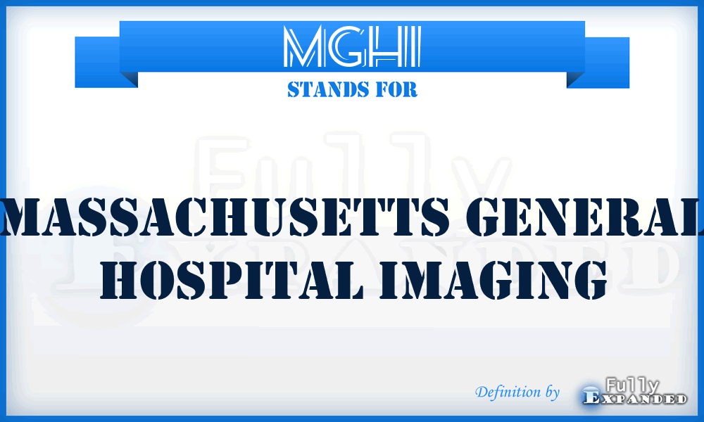 MGHI - Massachusetts General Hospital Imaging