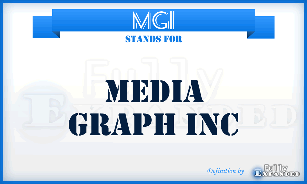 MGI - Media Graph Inc