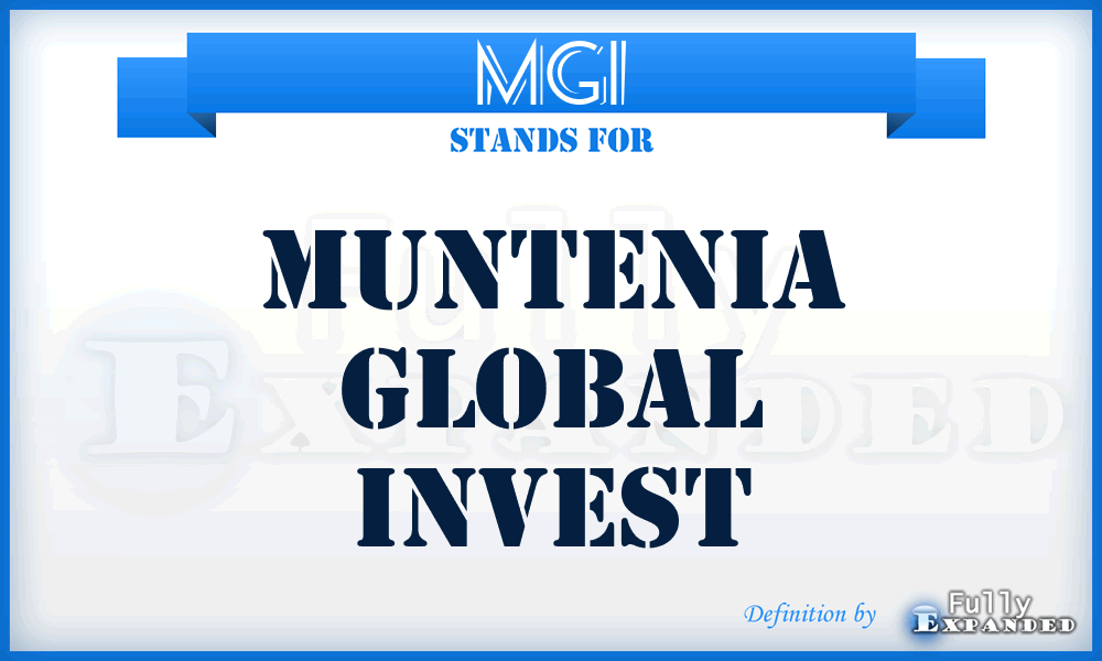 MGI - Muntenia Global Invest