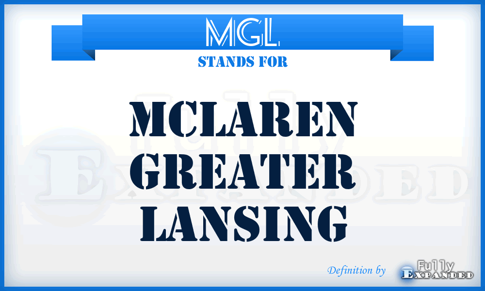 MGL - Mclaren Greater Lansing
