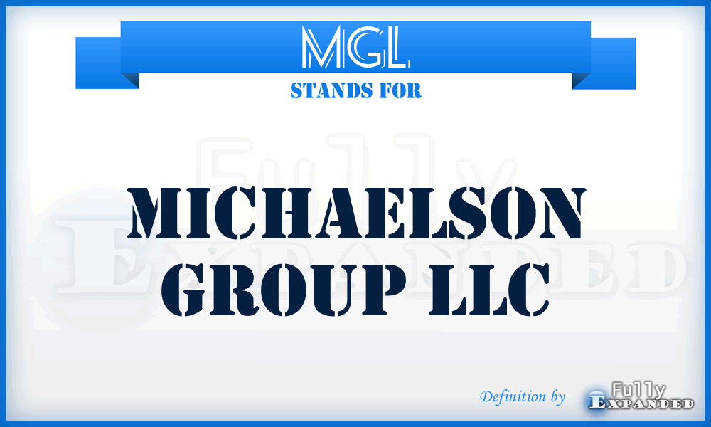 MGL - Michaelson Group LLC