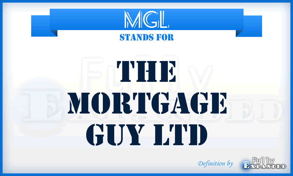 MGL - The Mortgage Guy Ltd