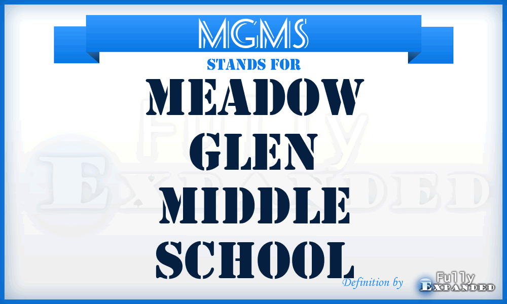 MGMS - Meadow Glen Middle School