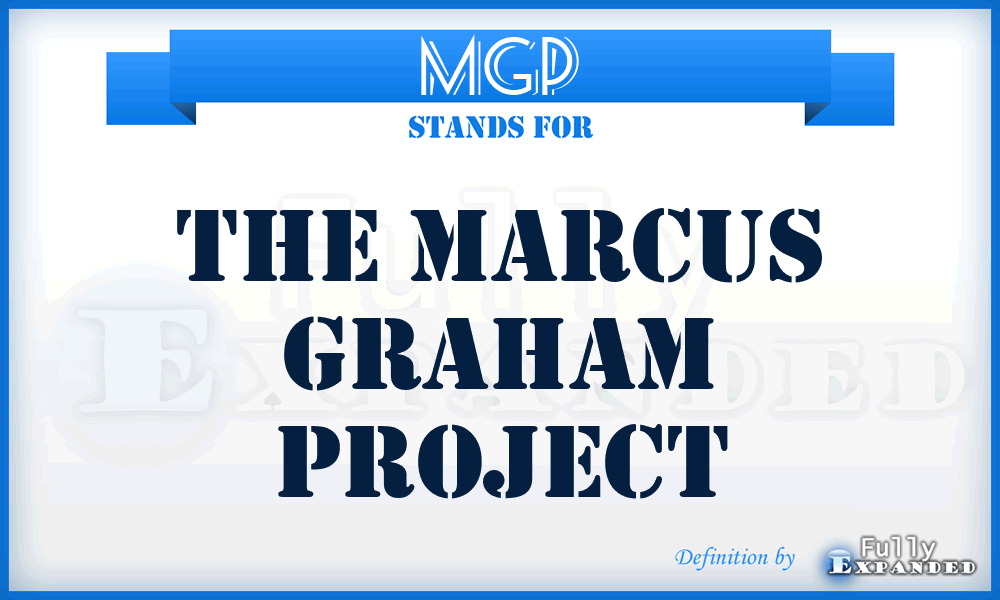 MGP - The Marcus Graham Project