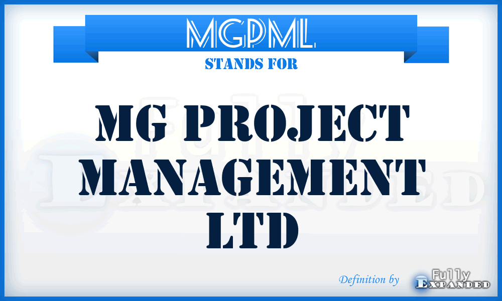 MGPML - MG Project Management Ltd