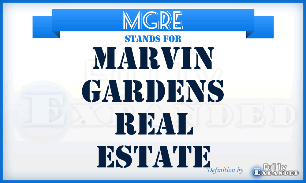 MGRE - Marvin Gardens Real Estate