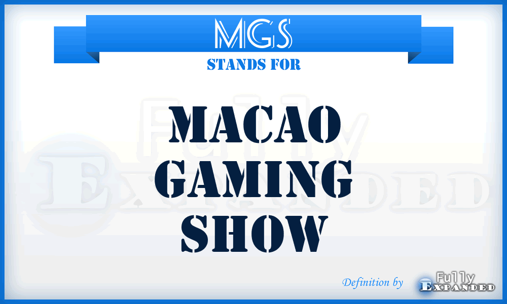 MGS - Macao Gaming Show