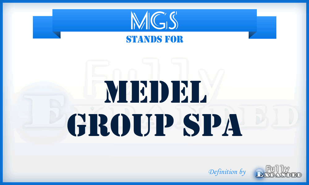 MGS - Medel Group Spa