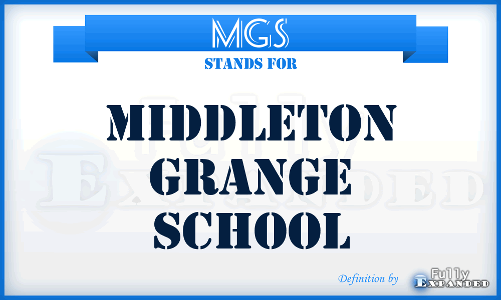 MGS - Middleton Grange School