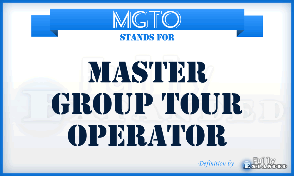 MGTO - Master Group Tour Operator