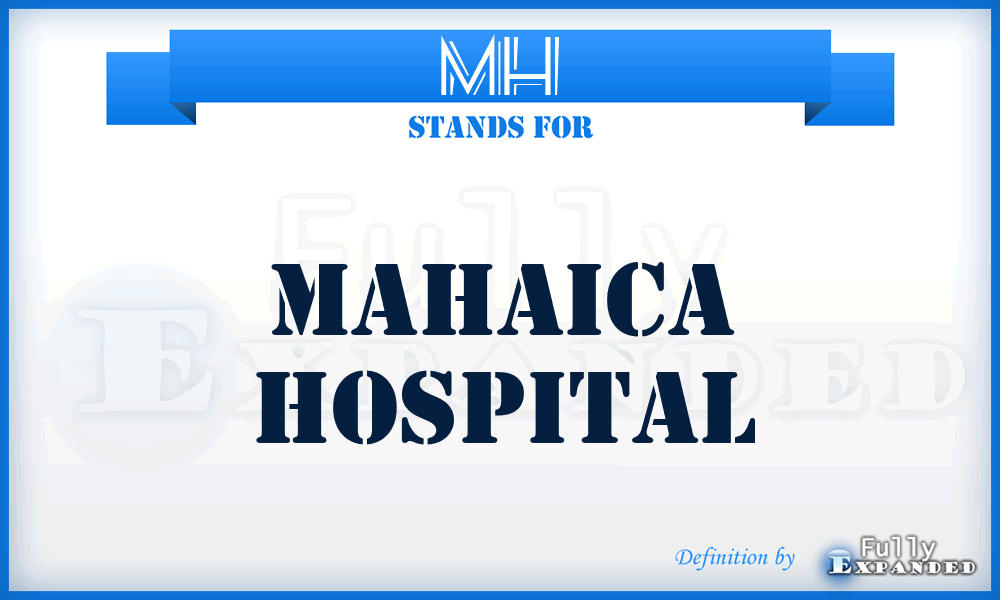 MH - Mahaica Hospital