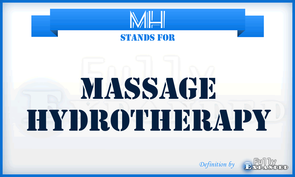 MH - Massage Hydrotherapy