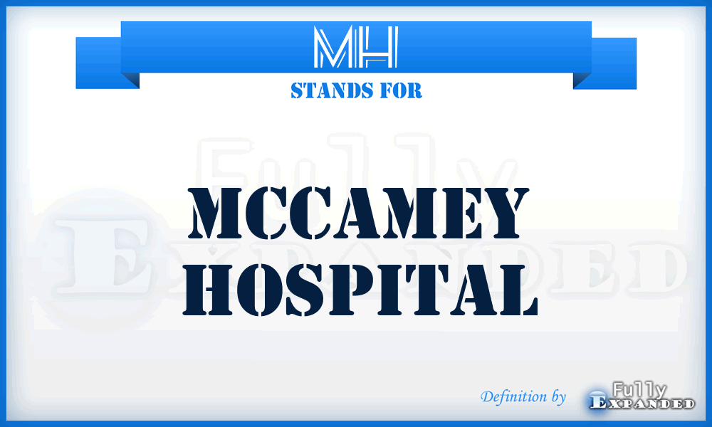MH - Mccamey Hospital