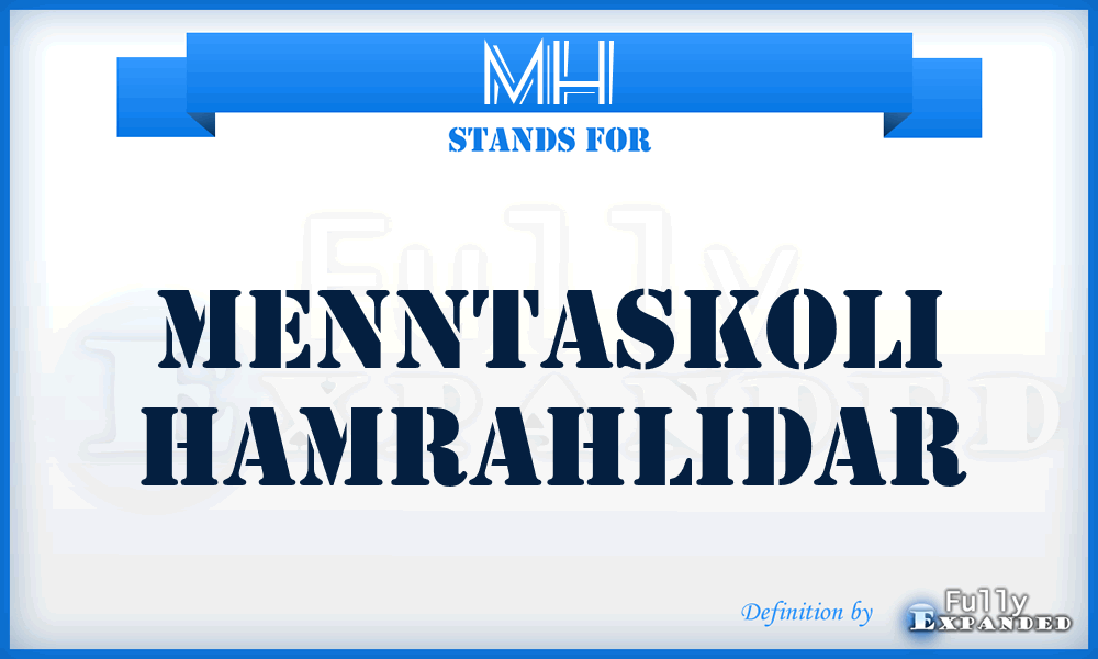 MH - Menntaskoli Hamrahlidar