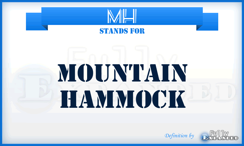 MH - Mountain Hammock