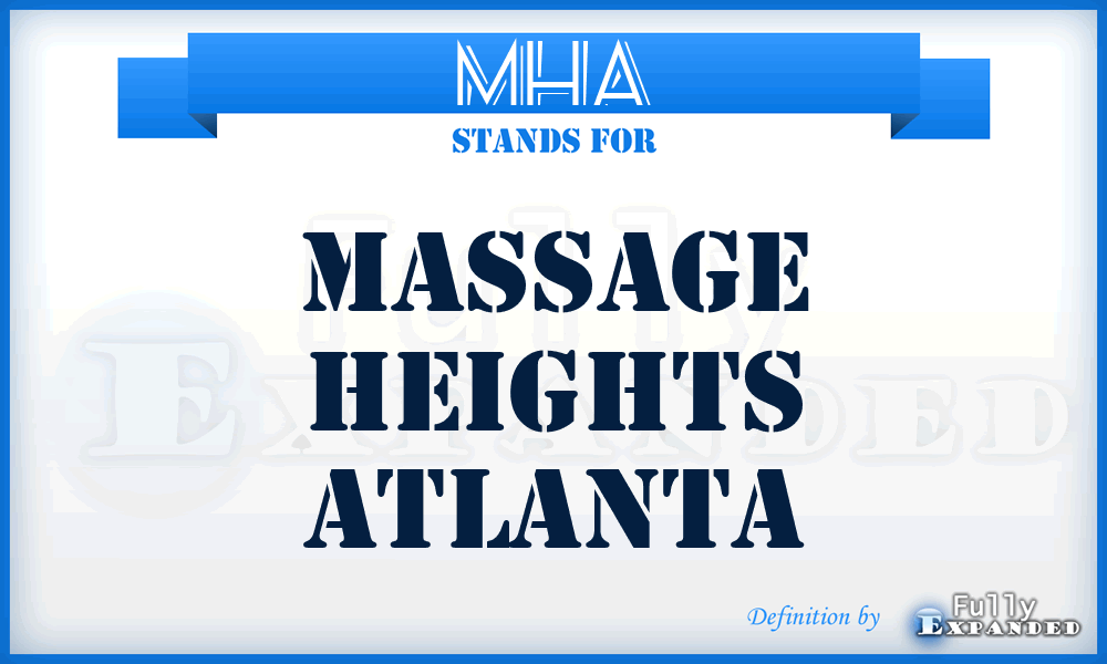 MHA - Massage Heights Atlanta