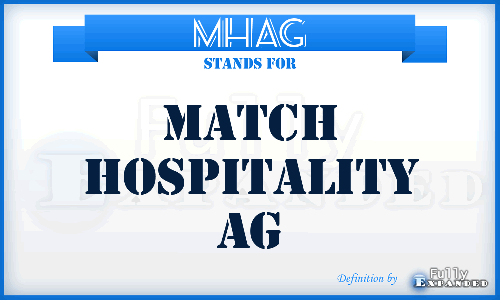 MHAG - Match Hospitality AG