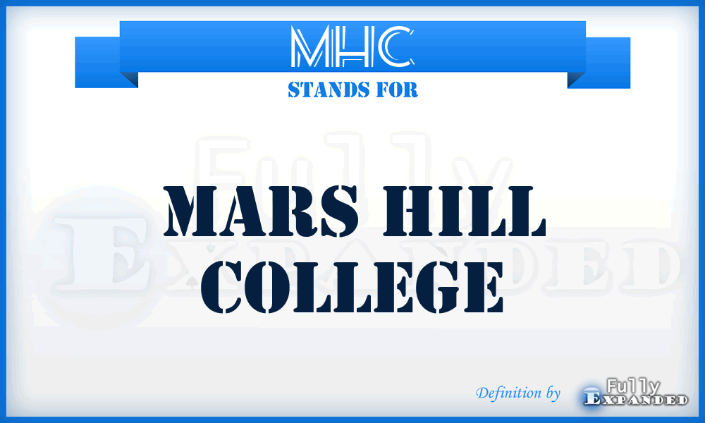 MHC - Mars Hill College