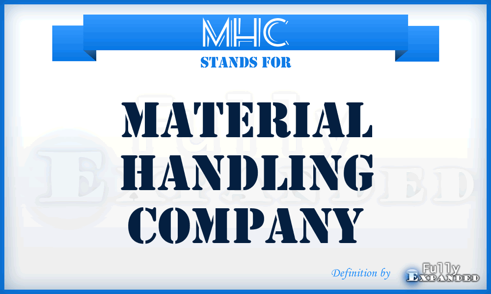 MHC - Material Handling Company