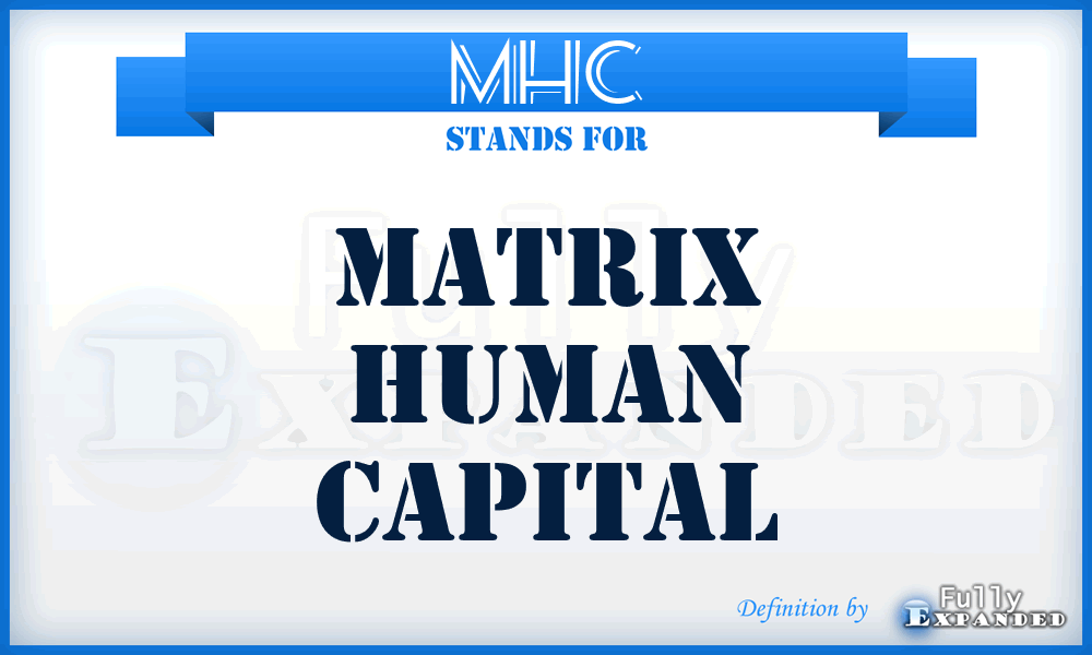 MHC - Matrix Human Capital