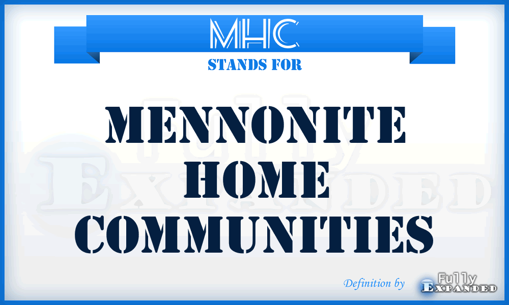 MHC - Mennonite Home Communities