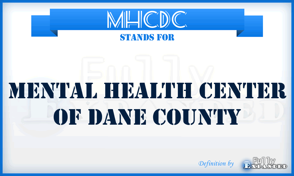 MHCDC - Mental Health Center of Dane County