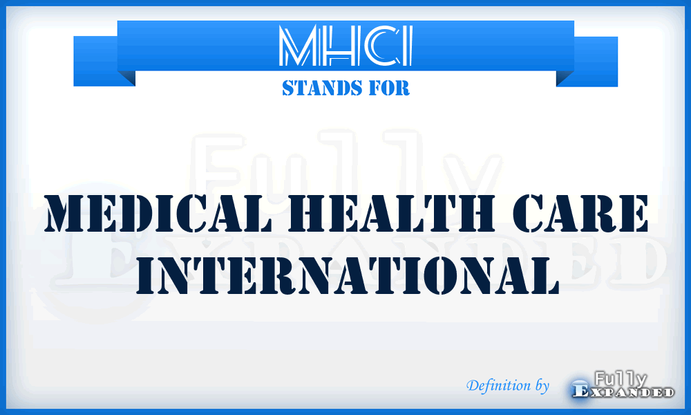 MHCI - Medical Health Care International