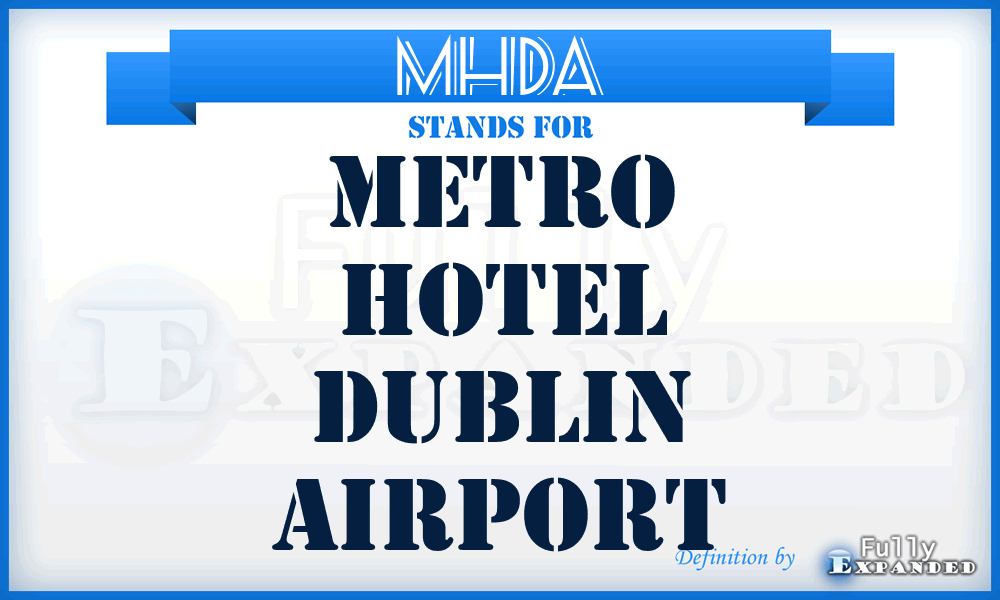 MHDA - Metro Hotel Dublin Airport