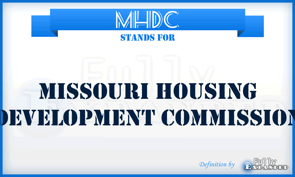 MHDC - Missouri Housing Development Commission