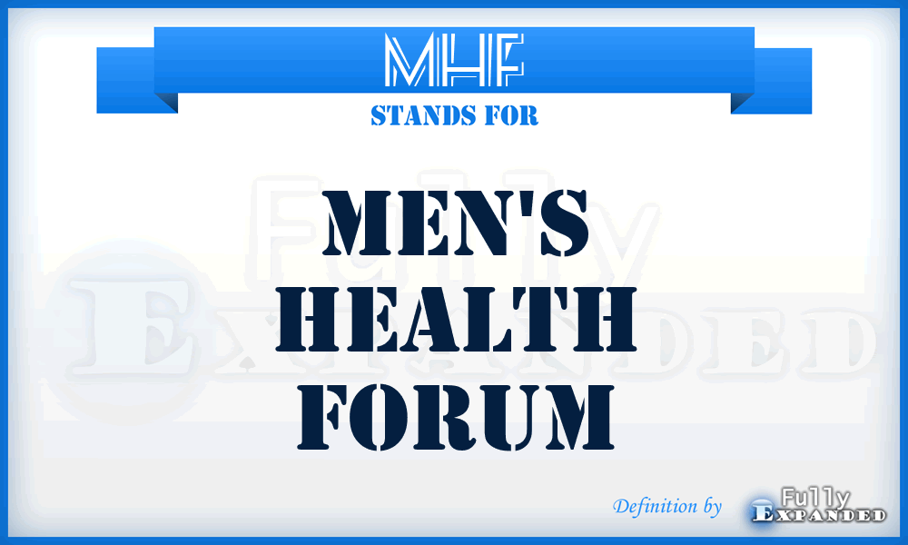 MHF - Men's Health Forum