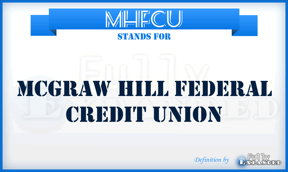 MHFCU - Mcgraw Hill Federal Credit Union