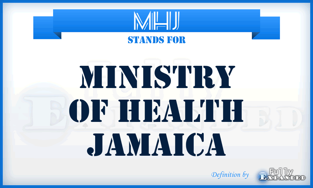 MHJ - Ministry of Health Jamaica