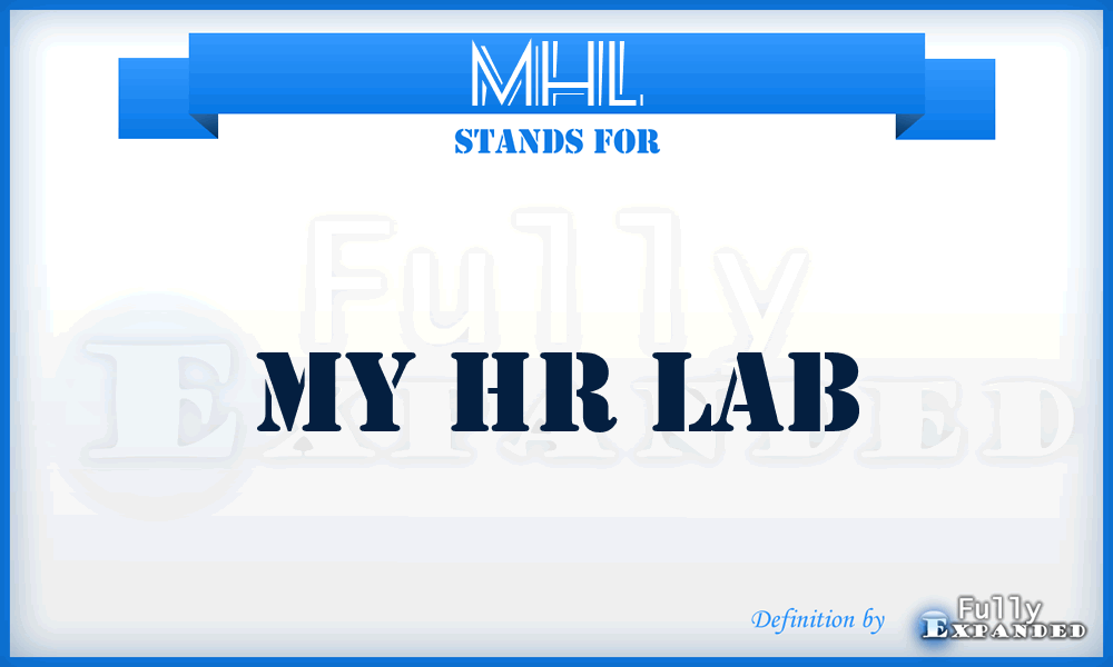 MHL - My Hr Lab