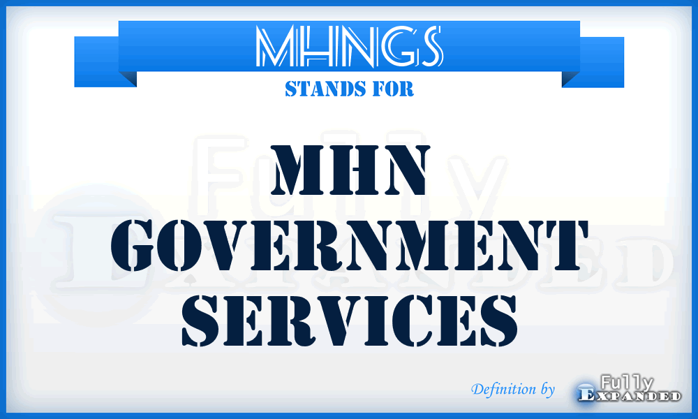 MHNGS - MHN Government Services