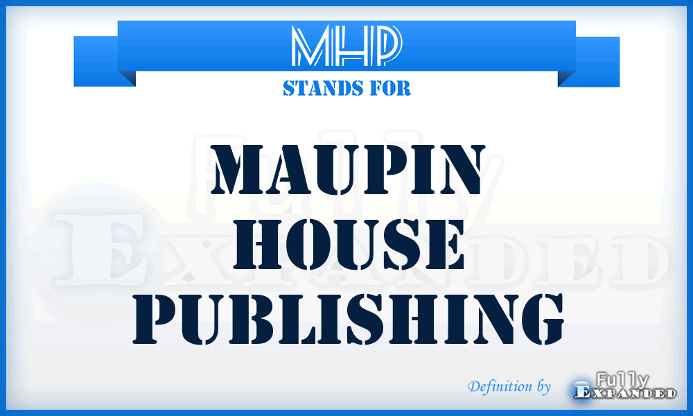 MHP - Maupin House Publishing