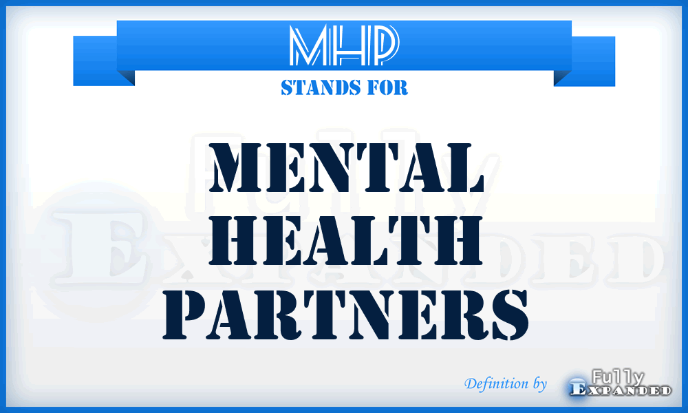 MHP - Mental Health Partners