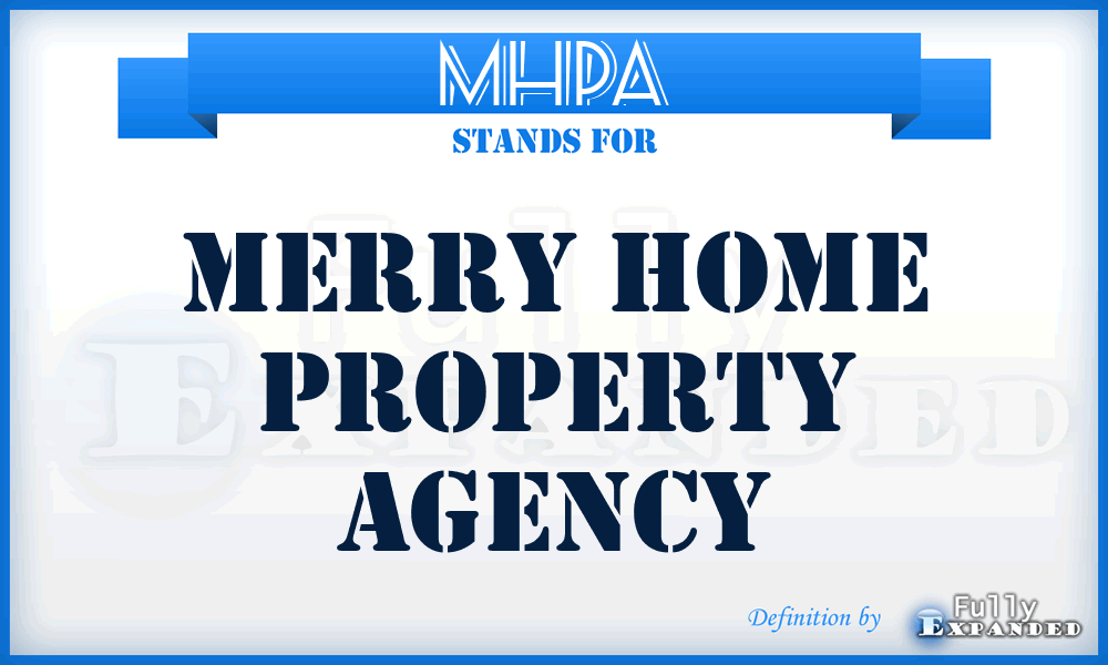 MHPA - Merry Home Property Agency