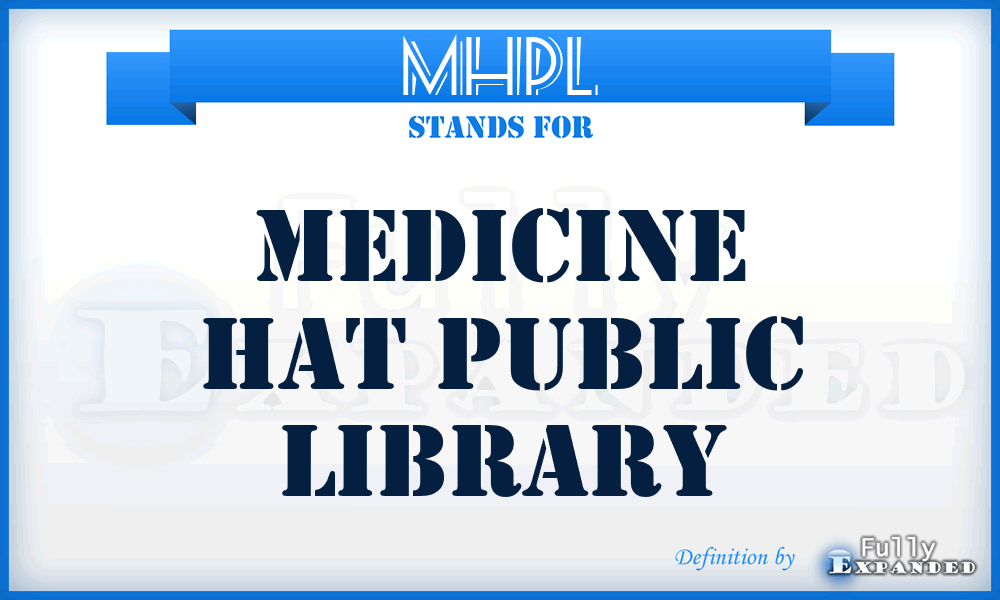 MHPL - Medicine Hat Public Library
