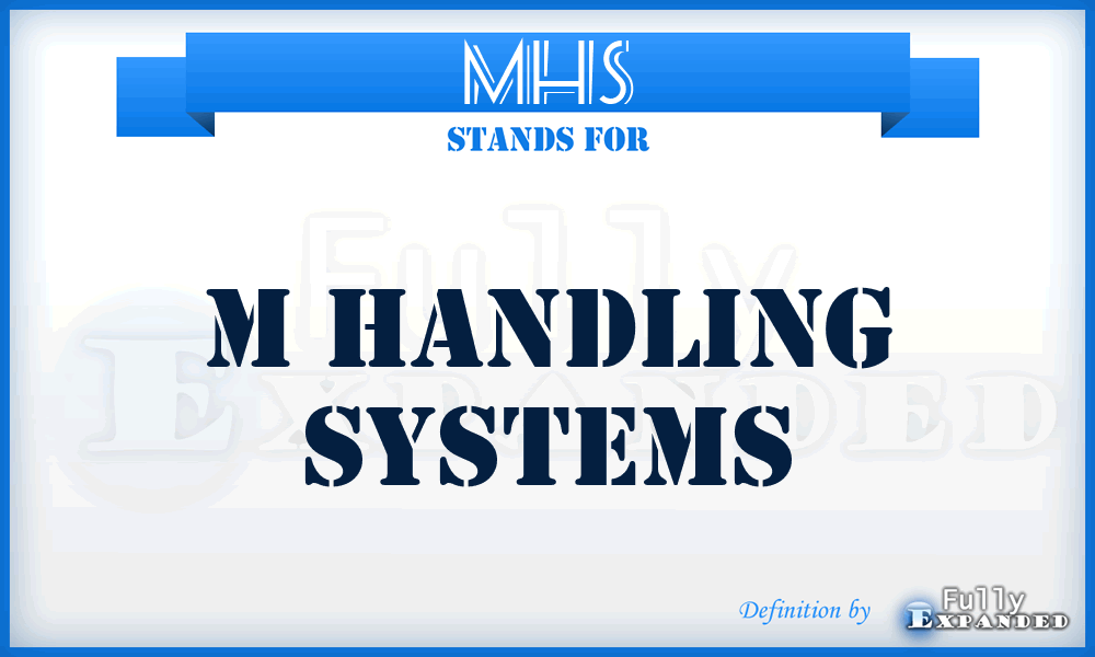 MHS - M Handling Systems