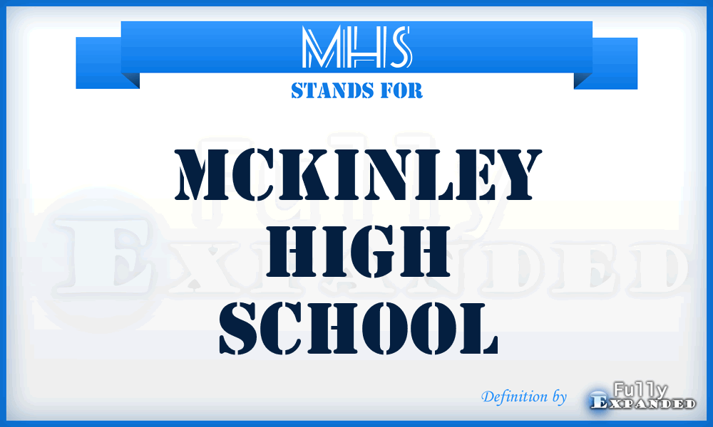 MHS - Mckinley High School