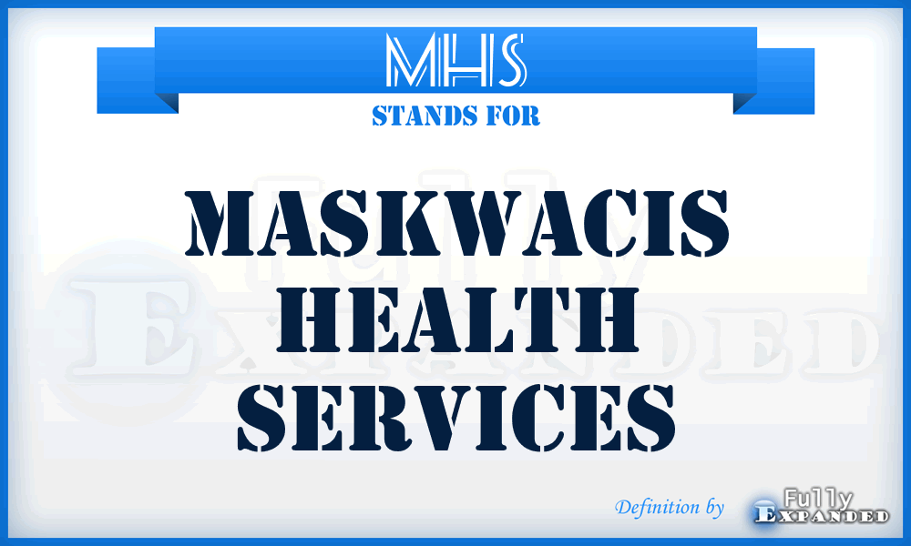 MHS - Maskwacis Health Services