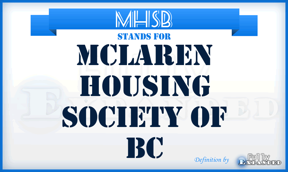 MHSB - Mclaren Housing Society of Bc