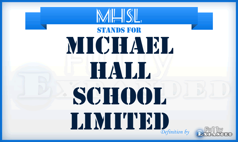 MHSL - Michael Hall School Limited